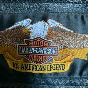 Women’s Harley Davidson Leather jacket with matching leather boots